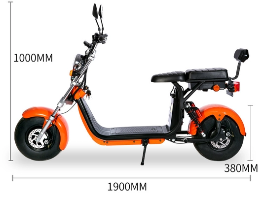 pm80145806 mini electric moped scooter bike e bike 72v 60km eec coc citycoco 1500w fat tire